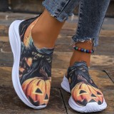 Casual Sportswear Daily Patchwork Printing Round Comfortable Shoes