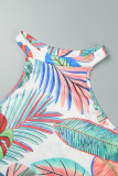 Casual Daily Vacation Simplicity Floral Printing Halter Printed Dress Dresses