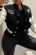Casual Print Patchwork Outerwear