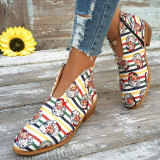 Casual Patchwork Pointed Comfortable Out Door Shoes (Heel Height 1.37in)