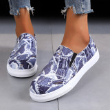 Casual Daily Patchwork Contrast Round Comfortable Out Door Flats Shoes