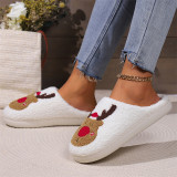 Casual Living Patchwork Basic Round Keep Warm Comfortable Shoes