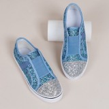 Casual Patchwork Contrast Round Comfortable Out Door Flats Shoes
