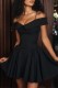 Sexy Casual Solid Backless Spaghetti Strap Short Sleeve Dress