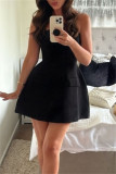 Sexy Casual Solid Backless Strapless Sleeveless Dress Dresses