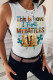 Casual Print Patchwork O Neck Tops