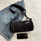 Casual Simplicity Solid Zipper Bags