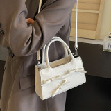 Sweet Simplicity Solid With Bow Contrast Bags