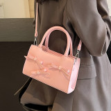Sweet Simplicity Solid With Bow Contrast Bags