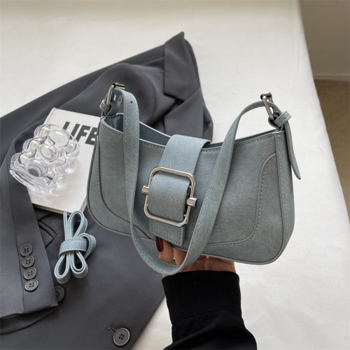 Casual Simplicity Solid Metal Accessories Decoration Zipper Bags