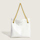 Casual Simplicity Solid Chains Bags