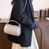 Daily Rivets Patchwork Zipper Bags
