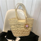 Bohemian Vacation Solid Patchwork Weave Bags