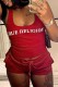 Casual Letter Print Basic U Neck Sleeveless Two Pieces