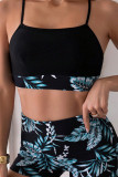 Sportswear Print Patchwork 3 Piece Sets(With Paddings)