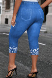 Street Print Patchwork Plus Size 