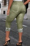 Street Print Patchwork Plus Size 