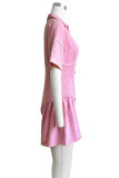 Street Ruffle V Neck Loose Rompers
