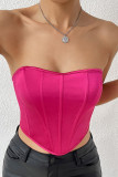 Sexy Backless Strapless Tops