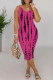 Casual Tie Dye Patchwork Spaghetti Strap Sling Dresses