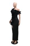Sexy Formal Solid Color Slit Evening Dresses