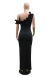 Sexy Formal Solid Color Slit Evening Dresses