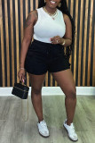 Casual Sportswear Solid Color Pocket Bodycon High Waist Conventional Solid Color Shorts
