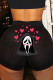 Casual Sportswear Print Basic Skinny High Waist Conventional Positioning Print Shorts