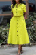 Casual Solid Color Pocket Buckle Patchwork O Neck Short Sleeve Two Pieces