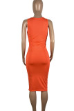 Sexy Solid Color Backless Ruched Patchwork Deep V Neck Wrapped Skirt Dresses