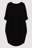 Casual Figure Print Pocket O Neck Printed Dresses