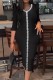Casual Patchwork Embroidered V Neck Wrapped Skirt Plus Size Dresses