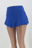 Sexy Solid Color Patchwork Regular Mid Waist Speaker Patchwork Bottoms