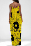 Sexy Butterfly Print Letter Print U Neck Printed Dresses