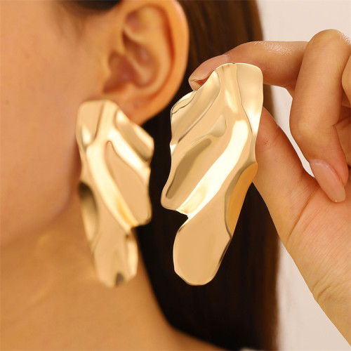 Casual Daily Solid Color Irregular Earrings
