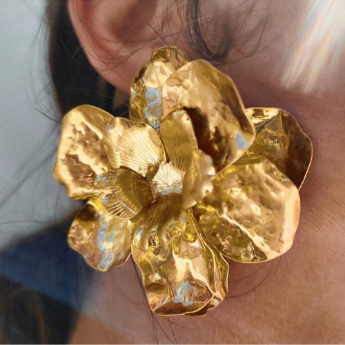 Casual Daily Solid Color Flowers Earrings