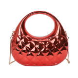 Casual Solid Color Patchwork Chains Bags