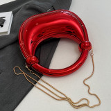 Casual Solid Color Gradient Color Chains Bags