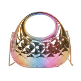 Casual Solid Color Patchwork Chains Bags