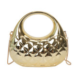 Casual Solid Color Patchwork Chains Bags