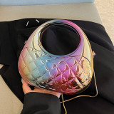 Casual Solid Color Patchwork Chains Bags