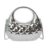 Casual Solid Color Patchwork Chains Bags