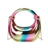 Casual Solid Color Gradient Color Chains Bags