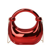 Casual Solid Color Gradient Color Chains Bags
