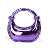 Casual Solid Color Gradient Color Chains Bags