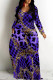 Casual Vacation Colorblock Plaid Ombre Print Pocket Contrast V Neck Printed Dresses