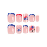 Casual Daily American Flag Letters Nail Paste