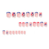 Casual Daily American Flag Letters Nail Paste