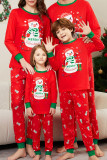 Daily Print Patchwork Contrast Christmas Day Sleepwear