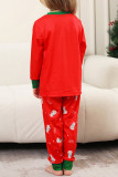 Daily Print Patchwork Contrast Christmas Day Sleepwear